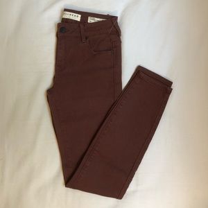 NWT - Bullhead Denim Co. Burgundy Skinny Ankle